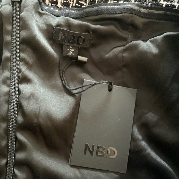 NBD | Revolve Isadora Strapless Tweed Mini Dress Brooklyn NWT Size L - Picture 9 of 11